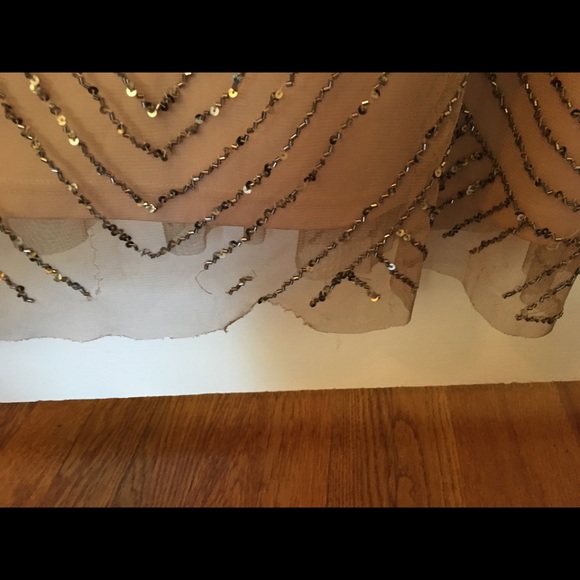 Adrianna Papell Sequined Blouson Gown - Picture 7 of 8